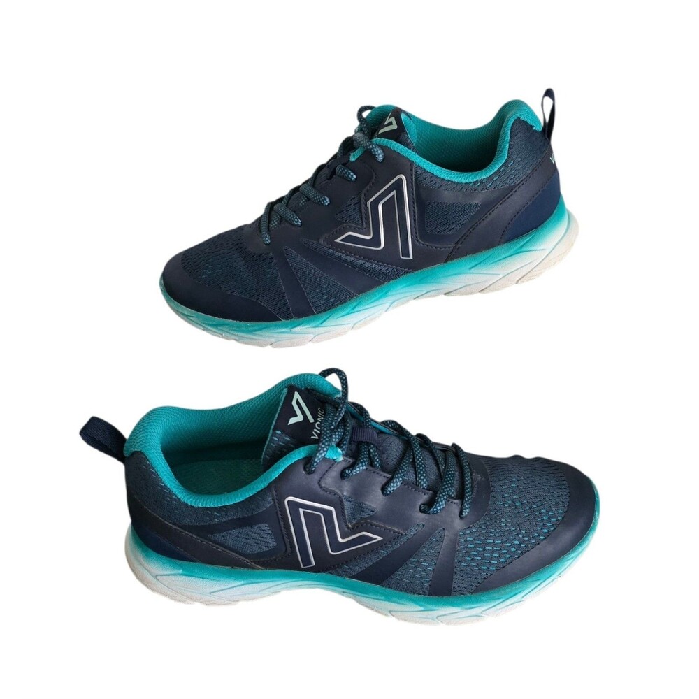 Vionic Brisk Miles II Shoes Womens Size 9 Athletic Running Walking Sneakers Blue